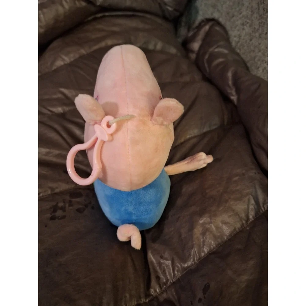 Peppas Brother George Pig w/Dinosaur-Ty Stuffed Animal/Plush 7 